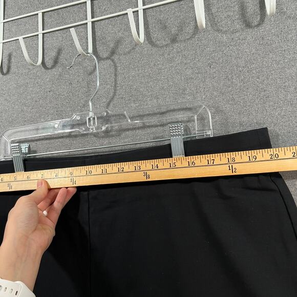 Susan Graver Petite Weekend Premium Stretch Slim-Leg Pants Black, Petite X-Large - Picture 6 of 8